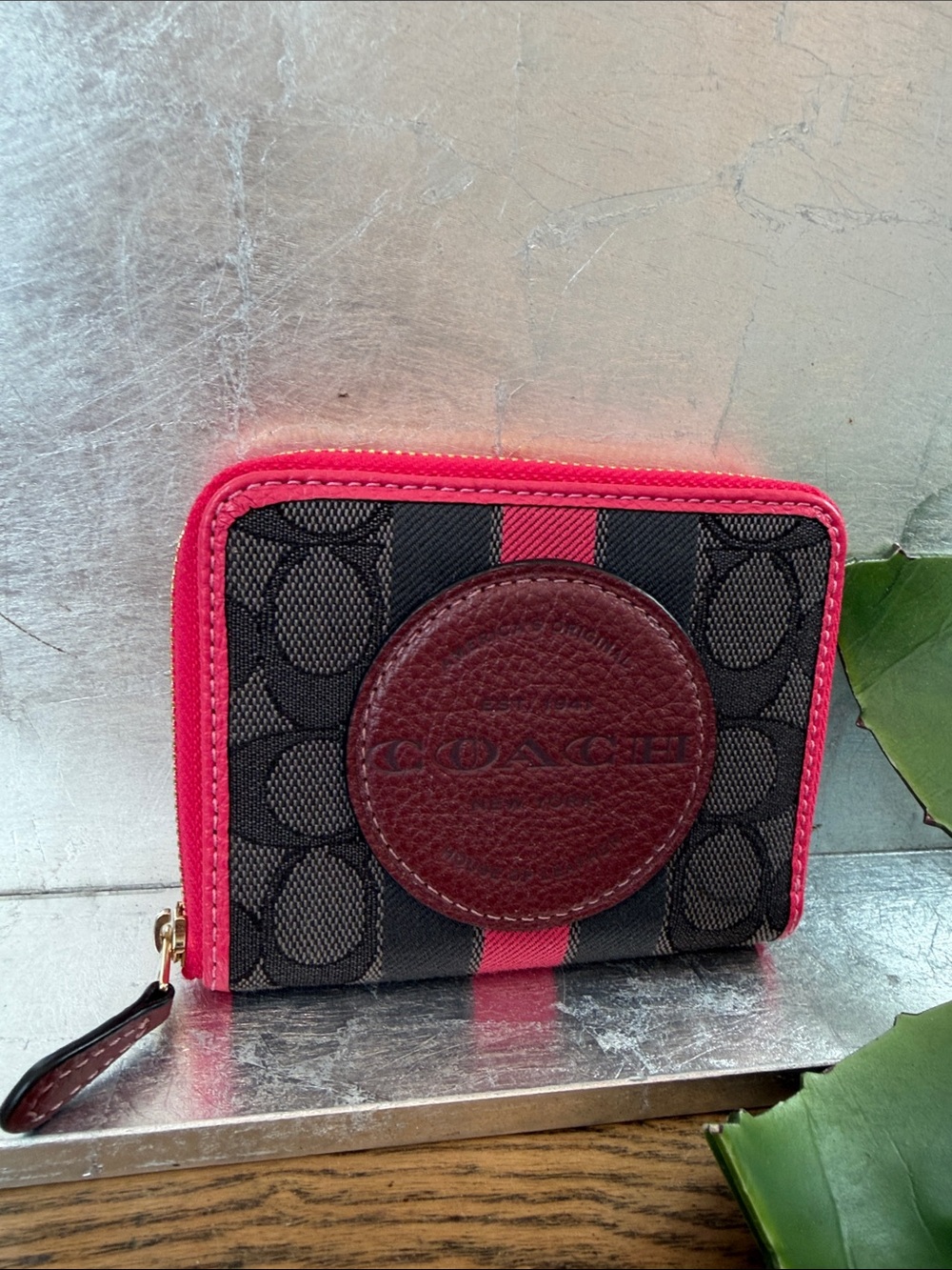 Coach Dempsey Small Zip Around Wallet Style 2637 NWT gift